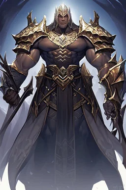 Slim Armored Male Drow or Dark Elf