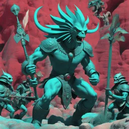 (crazy psychedelic high res 3D anaglyph photo by Ray Harryhausen) LEGION X: he has proven to have an endless array of identities living and growing inside him