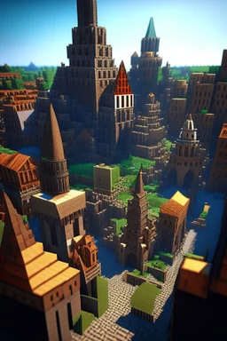 medival minecraft city