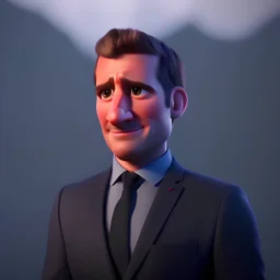 Emmanuel Macron, 8k,unreal engine, very detailed, cinema 4D, perfect angle