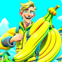 PerkyXanz in fortnite with big banana