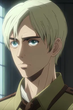 Attack on Titan screencap WIT STUDIO season 3 screencap boy thin blond hair, green eyes