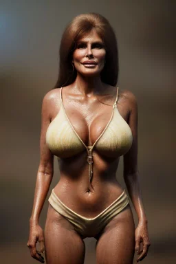 Portrait, Raquel Welch, Ultra realistic, prehistory style, wide angle view, soft color, highly detailed, unreal engine 5, ray tracing, RTX, lumen lighting, ultra detail, volumetric lighting, 3d, finely drawn, high definition.