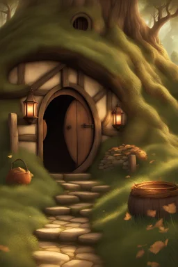 The hobbit's eyes grew wide as celestial stars. "Welcome, sir!" cried he, still grinning. "What brings you to this humble inn?" The elf smiled, soft as a breeze through young leaves. "I come in search of the finest brew in all the Shire. Might your skilled hands work their magic for me?" "It would be my honor indeed!" said the hobbit, and set to his task with more mirth than ever. He selected beans plump with sun, grinding and tamping with special care. Two perfect shots were pulled, and steamed