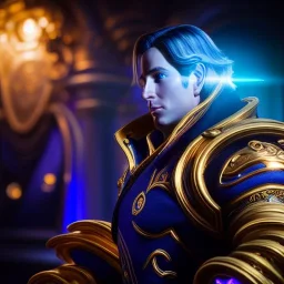 Ultra detailed fullbody Portrait in oil on canvas of heroes of the storm -Anduin,extremely detailed digital painting, extremely detailed face, crystal clear eyes, mystical colors ,perfectly centered image, perfect composition, rim light, beautiful lighting,masterpiece ,8k, stunning scene, raytracing, anatomically correct, in the style of Steve Jung and robert e howard and Wizyakuza and Ohrai Noriyoshi and Simon Bisley and uncannyknack.