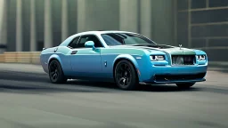 Rolls Royce As Dodge Challenger Hellcat 2023 , 4k, photorealistic, Cinematic
