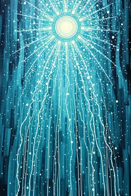 Spiritual White noise; a combination of Post-Impressionist and Lowbrow Art