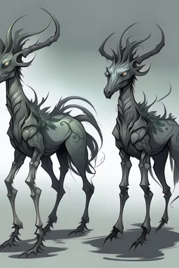 while changelings can look like anyone, they do have a true form. A changeling in their natural form looks rather like a doppelganger, with a lesser resemblance to a regular humanoid in comparison to a human, they appear faded and lacking detail or as if unfinished or vaguely depicted yet still striking. They appeared to have a gray and gauzy additional layer of skin all over their bodies. Their skin tone is pale, either white or light gray, and their hair is thin and fair, most commonly a light