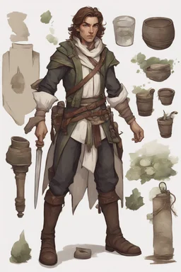 Male human apothecary adventurer ranger