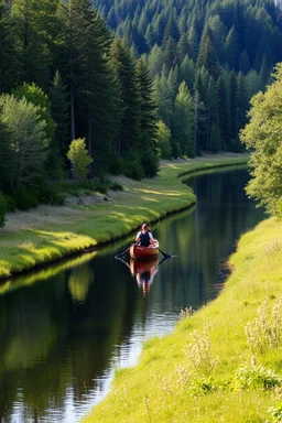 som en kanot i göta kanal glider jag fram på din kropp, skog och vackra ängar runt kanalen
