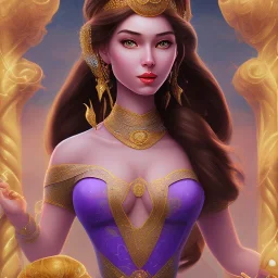 big bust open mouth princess jasmine spiral eyes