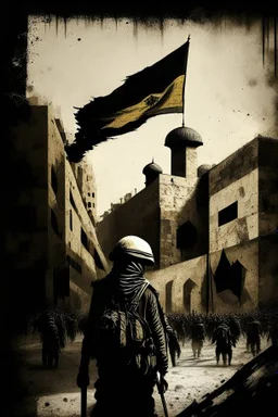 Al Quds, Black flag, army