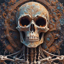 neo expressionism skeleton, acrylic paint, Intricate Patterns, Ultra Detailed, Luminous, Radiance, beautiful, Ultra Realism, Complex Details, Intricate Details, 16k, HDR, High Quality, Trending On Artstation, Sharp Focus, Studio Photo, Intricate Details, Highly Detailed