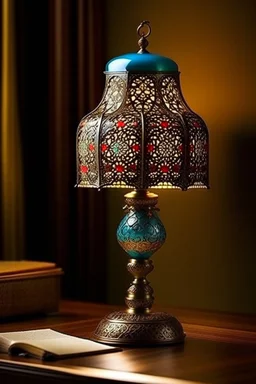 table lamp inspired by kebaya nyonya, modern design,