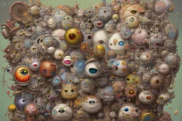 Patchwork stitchwork by Meghan Duncanson, Takashi Murakami, Jennifer Lommers and Didier Lourenço