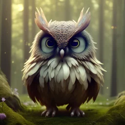intricate details, realistic, octane, unreal engine, portrait, natural lighting,zoomed out + portrait, volumetric lighting, shiny,extreme detail, Photorealism, High detail, Hyper realistic Owl in forest, macro lens blur,abstract paint, sharp,eos5d mark 4, ef 85mm 5.6, focus, trending by artstation