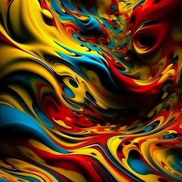 color explosion 3d background van gogh