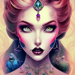 extrem tim burton style and disney style of the evil stepsisters, sharp focus, beautiful eyes