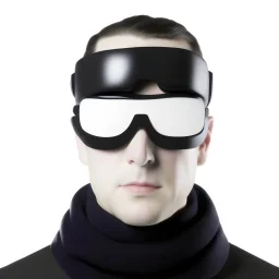 Avatar of a man wearing a black half ski mask and aviator glasses