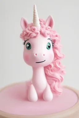 sweet pink waffle unicorn figure