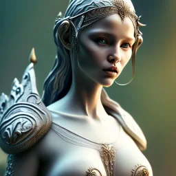 White Statue arwen, full body, Rome sculpture style, full body, details, fresco background, hyper realistic, 8k,