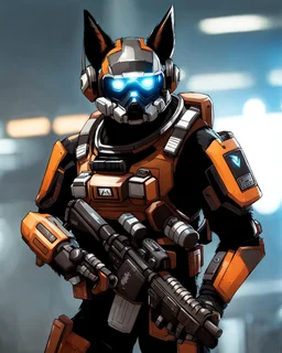 a titanfall pilot that is part bat, concept art, furry, humanoid, cyberpunk, anthropomorphic bat, titanfall 2