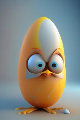 3d egg character