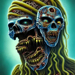 Zombie rastafary iron maiden