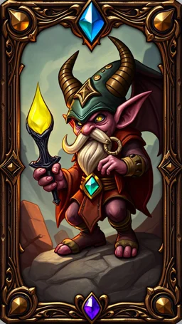 hobgoblin with gem card with ornate frame