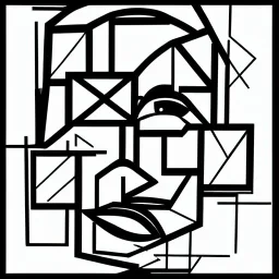 face geometric abstract