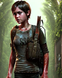 teen | The Last of Us hot,pretty face and body,full style,short hair black