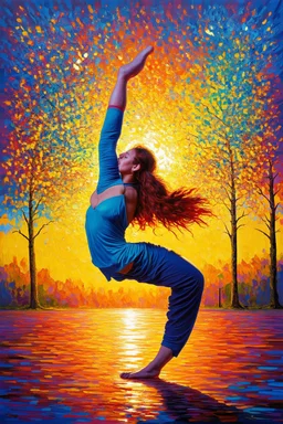 emotional acrobatics; expressionsim combined with fauvism; dazzling; golden hour; golden ratio