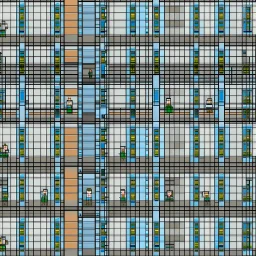 sprite sheet wall, Prison Architect style