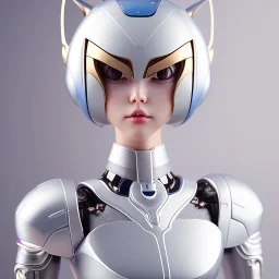 beautiful smooth realistic Japanese robot cat girl figure, extremely sharp detail, finely tuned detail, ultra high definition, 8 k, unreal engine 5, ultra sharp focus, accurate wings, in flying mode