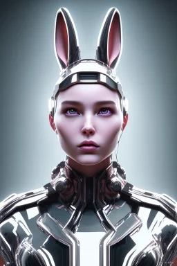 MCU Portrait, Front image, cyberpunk rabbit mask, us woman, black pink color, latex dress, highly detailed, concept art, smooth, unreal engine 5, god rays, ray tracing, RTX, lumen lighting, ultra detail, volumetric lighting, 3d, finely drawn, high definition, high resolution.