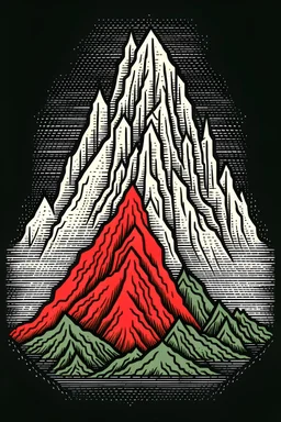 Mounten with half color