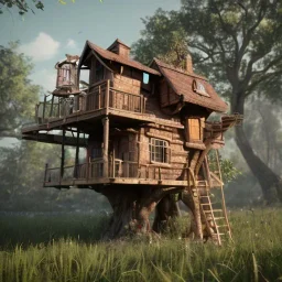 the tree house caramel, chocolate, unreal engine