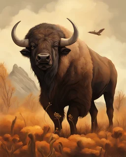 https://s.mj.run/E5P8QHPzlrw , happy buffalo surrounded by a gorgeous desert landscape, Sedona style peaks, different types of cactus, sketched rough pencil with water color. Hyperrealistic