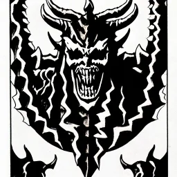 Devil demon satan king knights war code prophecy black and white reptilians