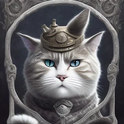 Ворох мокрых от снега усов и пушистая, хитрая морда - всем известно лукавство котов, и особенно тех, что горды....