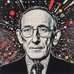 [art by William Burroughs] The year was 1967. One fateful evening, Jack found himself at an underground groovy club in the vibrant beat of the counterculture reverberated, Surrounded by the pulsating music and hypnotic lights, he felt the unmistakable surge of energy that united them all.