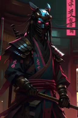 samurai cyberpunk