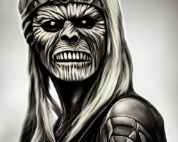 Portrait, 4k, Iron maiden, Fibonacci