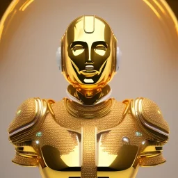 beautiful cosmic golden man, nice smiling, delicate colors, beautiful glamour galactic golden dress, ultra sharp focus, 8k, unreal engine 5, extremely sharp detail, light effect, soft light atmosphere of a spaceship, smooth, full of details, face in front, complete vision of body