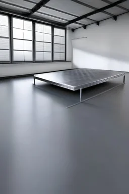 Steel floor bedroom 4.5 meters wide, 4.5 meters long
