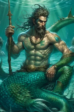 merman anime realistic