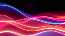 0101 Abstract 3D gradient waves lights flowing smoothly