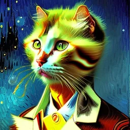 retrato de un gato por Vincent van Gogh