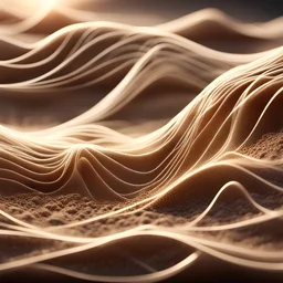 Musical Wave , Sand Particles Wave, Sand network lines , Realistic 3D Render, Macro, mesh, wave network, geometric, Nikon Macro Shot, Kinetic, Fractal, Light Led Points, Generative, Neural, Computer Network, Connections, Sand Strings,