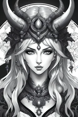 Beautiful woman, anime drawing style, dark, demon ears, succubus, intricate details, highly detailed, high details, detailed portrait, ultra detailed, ultra quality, zoom out, full body